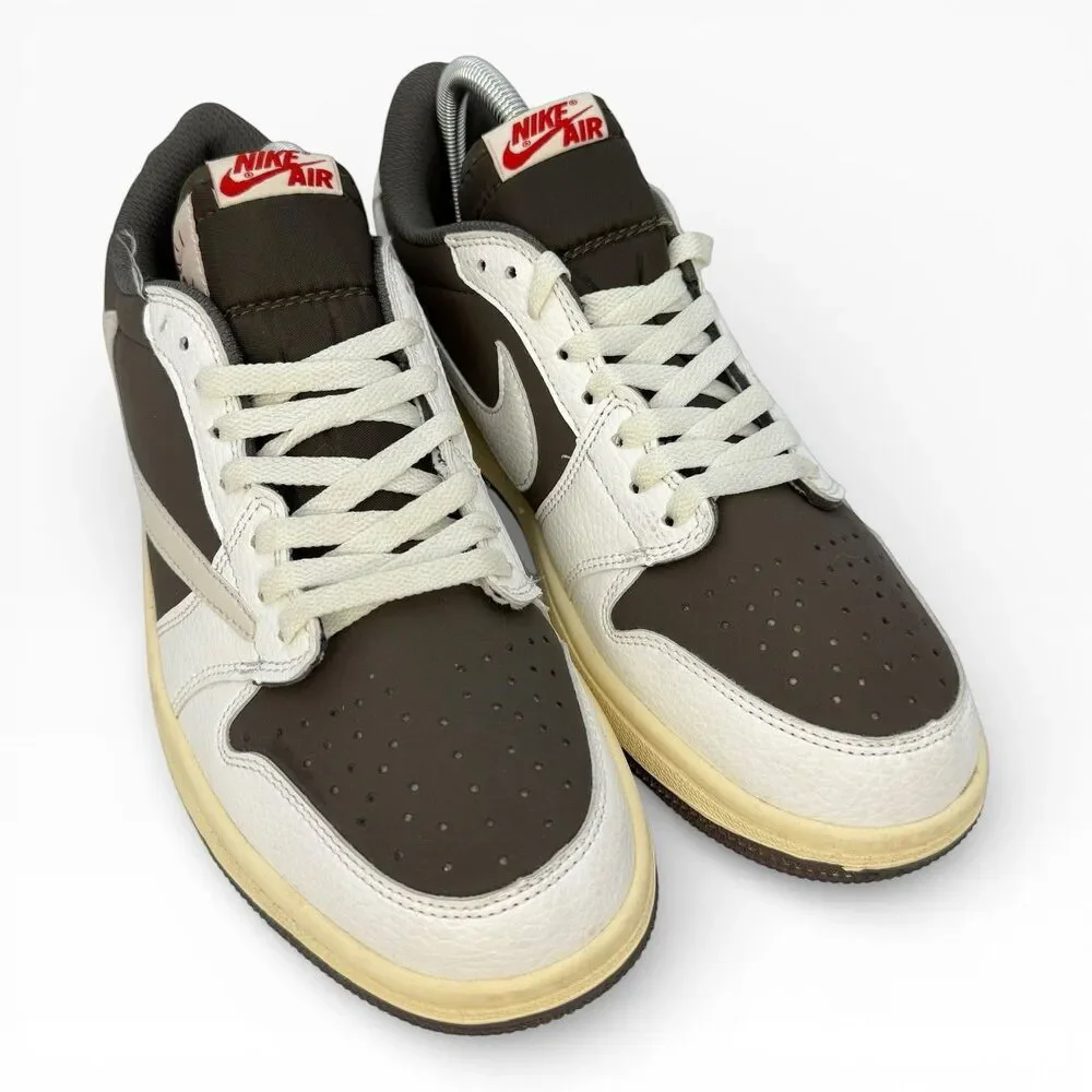 Size 10 - Jordan 1 Retro Low OG SP - Travis Scott Reverse Mocha - No Box - Clean